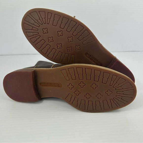 TIMBERLAND Earthkeepers Savin Hill Brown Leather Lace Up Boots - Picture 7 of 8